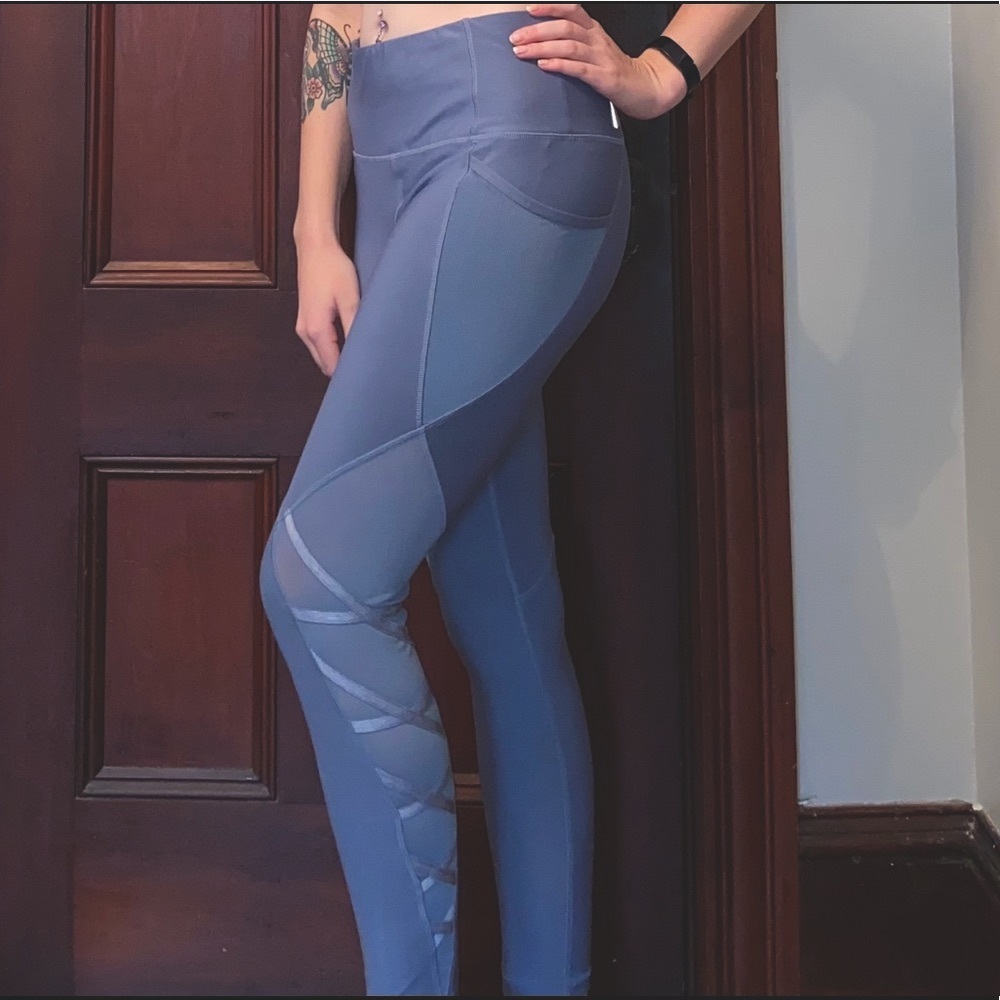 Baby Blue RBX Athletic Leggings
